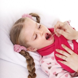 Ангина у ребенка - боль в горле