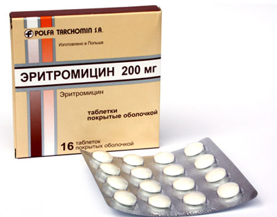 Эритромицин - антибиотик для лечения ангины